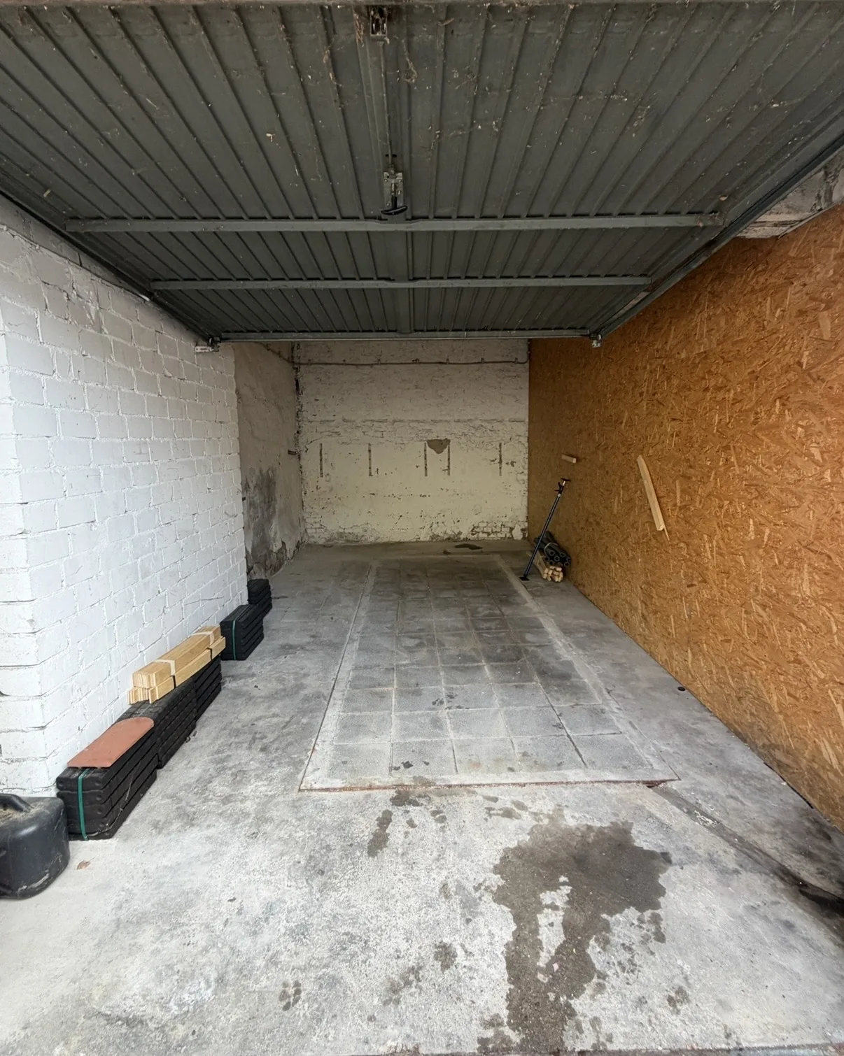Garage nach der Räumung